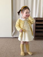 【73-110】ワンピースorカーディガン 女の子 折り襟 スウィート - 画像 (3)