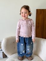 【73-120】トップスorパンツ 女の子 フリル おしゃれ