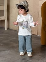 【73-110】Tシャツ プリント ラウンドネック 長袖 男の子 - 画像 (3)