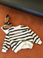 【100-170】トレーナー 男の子 配色 ボーダー柄 ゆったり カジュアル - 画像 (5)