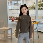 【100-170】トップス 女の子 フード付き ストレッチ 韓国風 - 画像 (10)