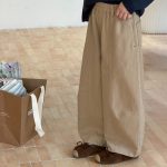 【100-170】パンツ 女の子 切り替え 快適 カジュアル - 画像 (8)