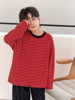【100-170】長袖Tシャツ 男の子 ボーダー柄 配色 カジュアル 着回しやすい - 画像 (8)