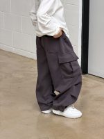 【100-170】スウェットパンツ 男の子 ゆったり 韓国風 ポケット付き ストレート - 画像 (16)