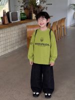 【90-160】パーカー ズボン プリント 長袖 ドットズボン カジュアル 男の子