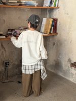 【100-170】長袖Tシャツ 男の子 コットン ストリート カジュアル - 画像 (9)