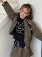 【90-140】長袖Tシャツ 女の子 リボンプリント 着回しやすい - 画像 (10)