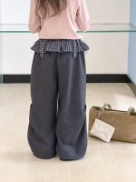 【100-170】パンツ 女の子 フリル レイヤード カジュアル - 画像 (5)