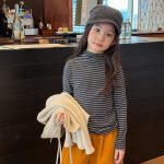 【100-170】インナーシャツ 女の子 ハーフタートルネック ストレッチで快適 - 画像 (16)