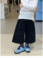 【80-140】アウターorインナーor8分丈パンツ 女の子 おしゃれ 猫柄 星モチーフ - 画像 (8)