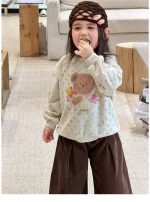 【80-140】トレーナーor8分丈パンツ 女の子 コーデュロイ 花柄 くまモチーフ - 画像 (19)