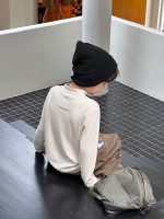 【90-170】長袖トップス 男の子 英字プリント やわらか シンプル - 画像 (33)