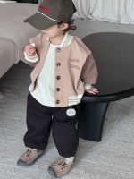 【73-100】アウター 配色 切り替え ボタン 男の子 - 画像 (5)