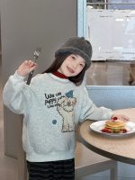 【100-170】トレーナー 女の子 カートゥーン プリント 合わせやすい - 画像 (4)
