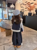 【80-140】ボアベストorニットorパンツ 女の子 あったか 韓国風 カジュアル - 画像 (5)