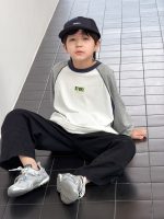 【100-170】長袖Tシャツ 男の子 配色クルーネック 着回しやすい カジュアル - 画像 (8)