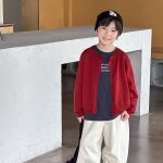【90-160】ニットカーディガン 男女兼用 着回しやすい カジュアル - 画像 (7)