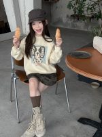 【100-170】トレーナー 女の子 カートゥーン プリント カジュアル - 画像 (6)