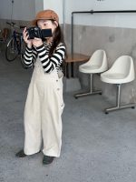 【100-170】トップスorパンツ 女の子 コーデュロイ カジュアル - 画像 (4)