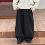 【90-160】セーター ズボン ニット Vネック 長袖 ゆったり 無地 男の子 - 画像 (8)
