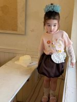 【80-130】長袖Tシャツorスカート 女の子 おしゃれ レイヤード風 - 画像 (6)