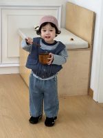 【73-110】ベスト Tシャツ 長袖 プリント 男の子 - 画像 (4)