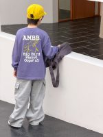 【100-170】スウェットパンツ 男の子 ゆったり 韓国風 ポケット付き ストレート - 画像 (10)