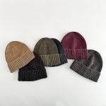 【GOODS】帽子 ニット 韓国風 ダメージ シンプル 無地 - 画像 (5)