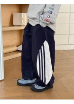 【100-160】パンツ 男の子 配色デザイン ゆったり カジュアル - 画像 (9)