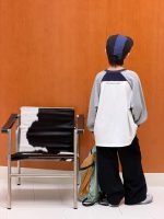 【100-170】長袖Tシャツ 男の子 配色クルーネック 着回しやすい カジュアル - 画像 (6)
