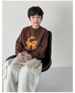 【90-160】ニットセーター 男の子 動物柄 厚手 あったか カジュアル - 画像 (20)