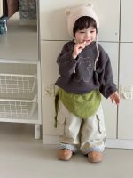 【73-110】パーカー 長袖 シンプル プリント 男の子 - 画像 (6)