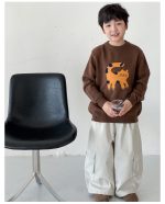 【90-160】ニットセーター 男の子 動物柄 厚手 あったか カジュアル - 画像 (19)