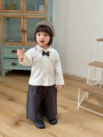 【73-110】二点セット シャツ+ズボン 韓国風 男の子 - 画像 (6)