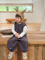 【73-110】二点セット Tシャツ ベスト+ズボン 立体感 男の子 - 画像 (5)