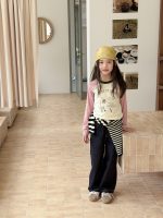 【100-170】長袖Ｔシャツ 女の子 ラグラン おしゃれ 合わせやすい - 画像 (3)