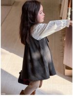 【80-140】ワンピース インナー 女の子 チェック柄 リボン付き ガーリー - 画像 (9)