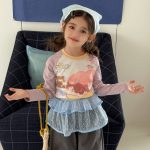 【90-150】長袖Ｔシャツ 女の子 カートゥーン ラグラン おしゃれ - 画像 (8)