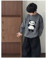 【90-160】ニットセーター 男の子 動物柄 厚手 あったか カジュアル - 画像 (12)