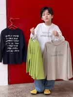 【100-170】長袖Tシャツ 男の子 英字プリント ゆったり 着回しやすい - 画像 (3)