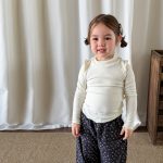 【73-120】トップスorパンツ 女の子 ニット フラワー かわいい - 画像 (7)