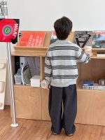【90-160】ポロニット 男の子 ボーダー柄 韓国風 プレッピー - 画像 (6)