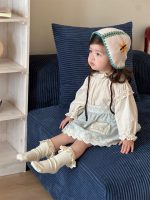 【73-100】二点セット トップス+サロペットスカート 長袖 カワイイ 女の子 - 画像 (3)