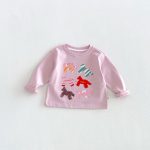 【90-140】長袖Tシャツ 女の子 カートゥーン プリント - 画像 (9)