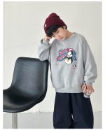 【90-160】トレーナー 男の子 カートゥーンプリント 裏起毛 あったか - 画像 (5)