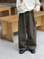 【100-170】ストレートパンツ 韓国風 カジュアル コットン - 画像 (18)