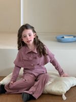 【90-140】トップスorフレアパンツ 女の子 ビッグカラー 韓国風 ガーリー - 画像 (6)