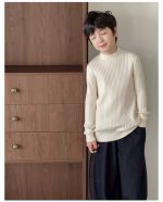 【90-160】ニットトップス 男の子 リブ編み 韓国風 あったか インナー - 画像 (32)