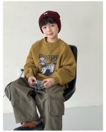 【90-160】トレーナー 男の子 カートゥーンプリント 裏起毛 あったか - 画像 (17)