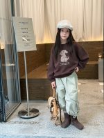 【100-170】トレーナー 女の子 アップリケ カートゥーン ゆったり - 画像 (5)